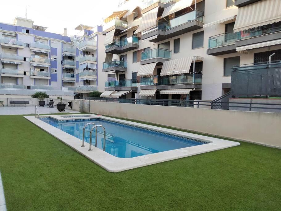 Residencial Azahar, Piscina Y Parking Gratis Daire Moncófar Dış mekan fotoğraf